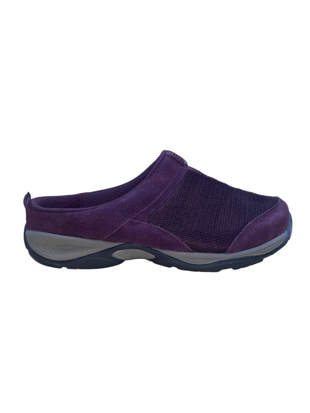 Easy Spirit Women’s Purple Suede & Mesh Slip-On Ezcool Walking Mules Size 7.5W